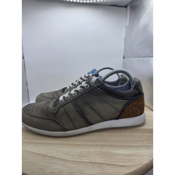 Bullboxer Men's Leather DRESTYN Casual Sneakers Beige Size 7 Bull Boxer - Picture 3 of 8